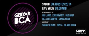 Pop Culture di Gebyar BCA Sabtu, 30 Agustus 2014