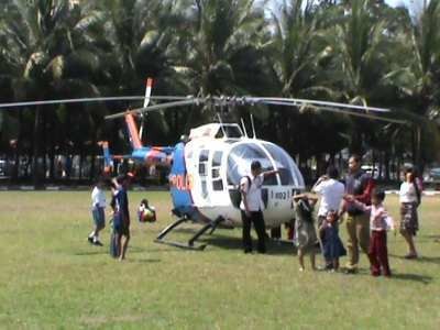 Helikopter Mendarat Di Alun Alun Jember Ini Penjelasan Polda Jatim