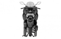 Desain yang didaftarkan untuk dipatenkan itu bisa dilihat varian baru Tricity memiliki fairing yang lebih besar. Istimewa/dok Motorcycle.