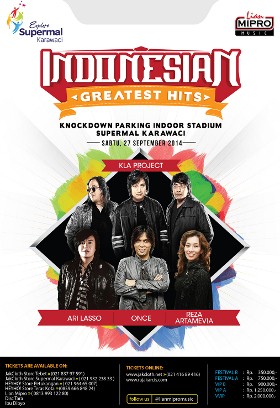 KLa Project Hingga Once Siap Tampil di Konser INDONESIAN GREATEST HITS
