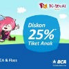 Hemat 25% dengan Flazz dan Kartu Kredit BCA di Kidzania