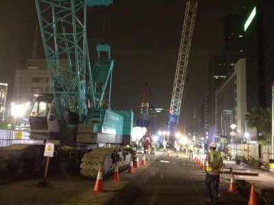 Pedestrian di Sudirman Menyempit, PT MRT Minta Masyarakat Pengertian