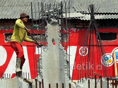 Pembangunan Turap Kali Gunung Sahari Dikebut