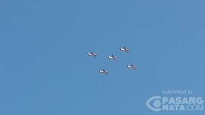 Menanti Aksi Akrobat Tim Jupiters di Langit Jakarta Pagi Ini