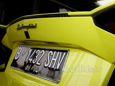 Lamborghini Ditahan di Polda Metro Jaya