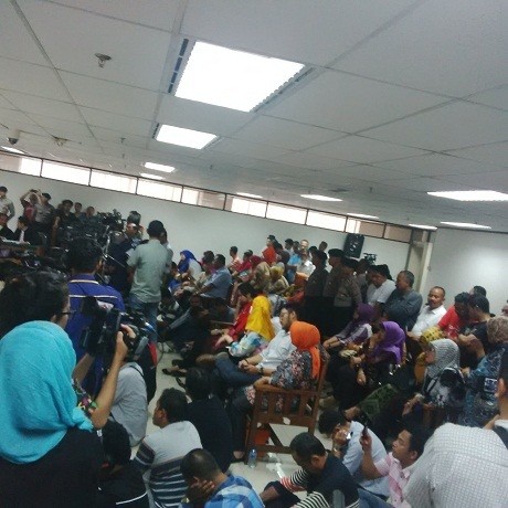 Sidang Pembacaan Vonis Ratu Atut Ramai Pengunjung