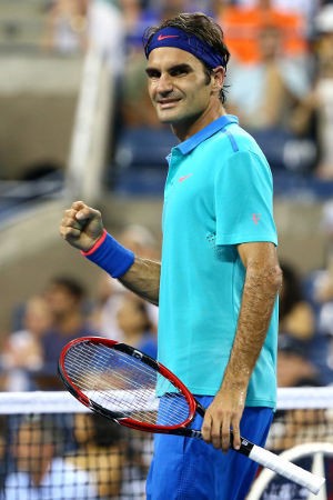 Lewati Pertarungan Empat Set, Federer Maju ke Babak Keempat