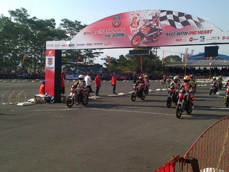 CB150R Jadi Kelas Baru pada HRC Seri III di Malang