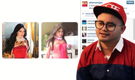 Ketika Allan Wangsa Parodikan Gaya Katy Perry