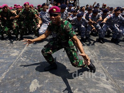 Satgas Rimpac 2014 Tiba di Jakarta