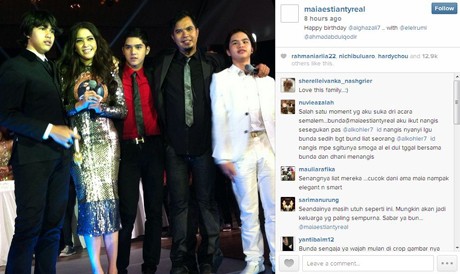 Maia dan Dhani Rujuk di Pesta Ulang Tahunnya, Al Menangis