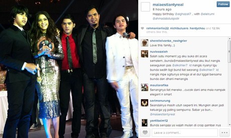 Cie... Ahmad Dhani dan Maia Estianty Rujuk di Ulang Tahun Al