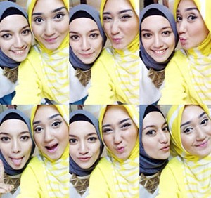 Foto: Cantiknya Finalis Program ke New York Saat Selfie Bareng Dian Pelangi