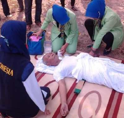 Calon Jamaah Haji Pingsan Saat Ikut Manasik