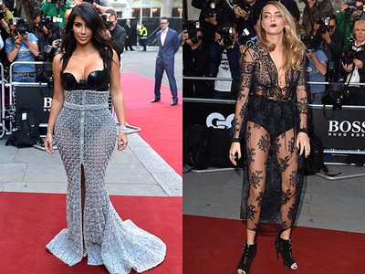 Parade Gaun Menerawang di GQ Awards 2014