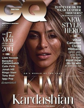 Raih Woman of the Year, Kim Kardashian Pose Telanjang di Majalah GQ