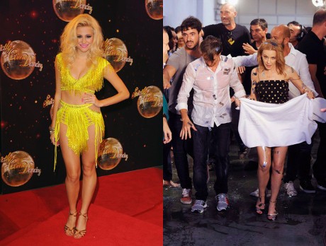 Pixie Lott Superseksi Serba Kuning, Kylie Minogue Basah-basahan