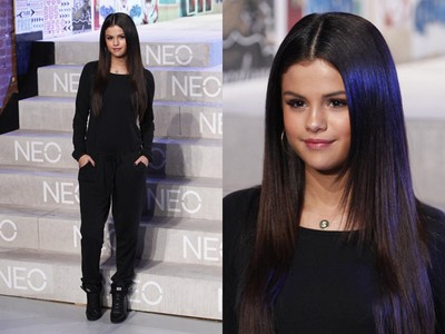 Selena Gomez in Black