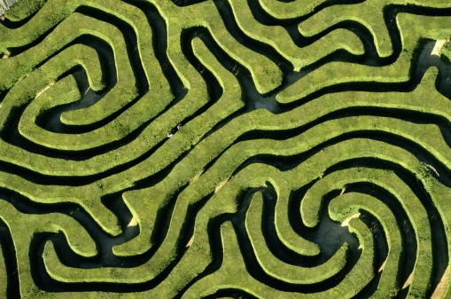 Seperti Ini Bentuk Labirin Paling Panjang di Dunia