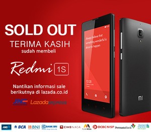 Xiaomi Redmi 1S Ludes, Lazada Siap Tambah Pasokan