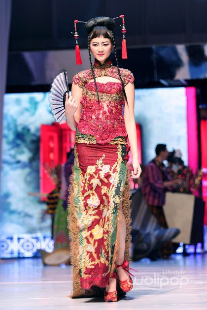 Anne Avantie MERENDA KASIH. Pergelaran 25 Tahun berkarya at Plenary Hall Jakarta Convention Center. Senayan. Jakarta Pusat. [Foto: Mohammad Abduh/Wolipop]