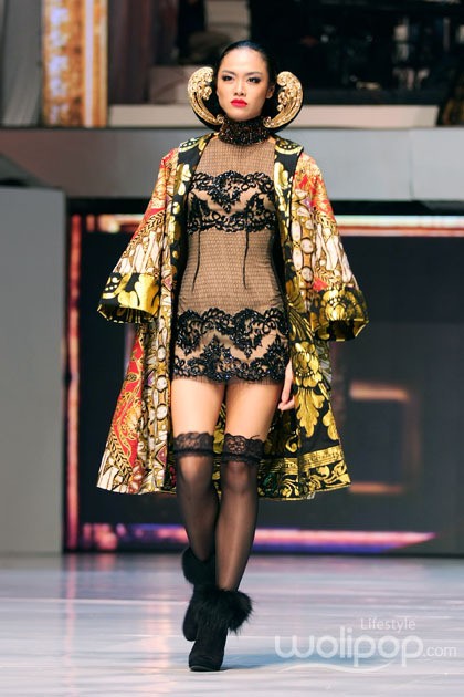 Anne Avantie MERENDA KASIH. Pergelaran 25 Tahun berkarya at Plenary Hall Jakarta Convention Center. Senayan. Jakarta Pusat. [Foto: Mohammad Abduh/Wolipop]