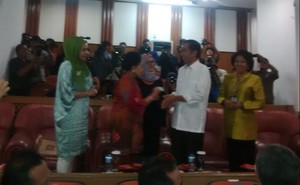 Jokowi Hadiri Rilis Single Slank Indonesia WOW di RRI