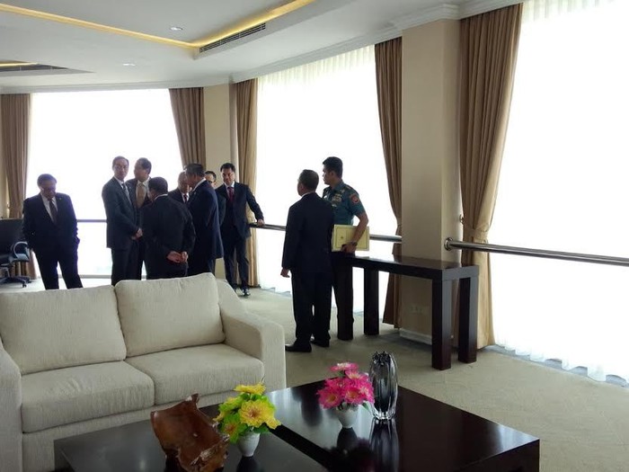 Presiden SBY Terima Delegasi Mitsubishi Corporation di IPSC Sentul