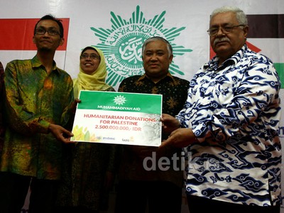 Muhammadiyah Sumbang Rp 2,5 M untuk Palestina