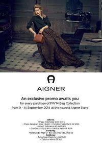 Aigner Bag Exclusive Promo