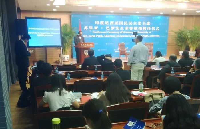 Pidato di Beijing, Surya Paloh Ingin Lebih Banyak WNI Belajar di Tiongkok