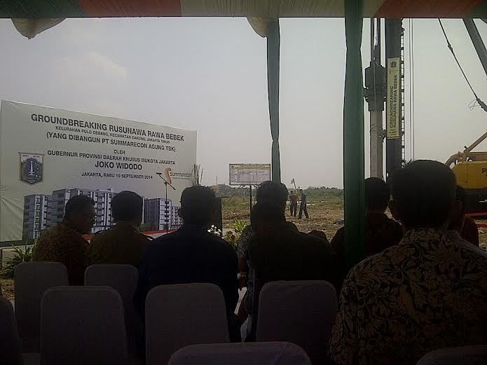 Jokowi Datang, Peresmian Pembangunan Rusun Rawa Bebek Dijaga Ketat