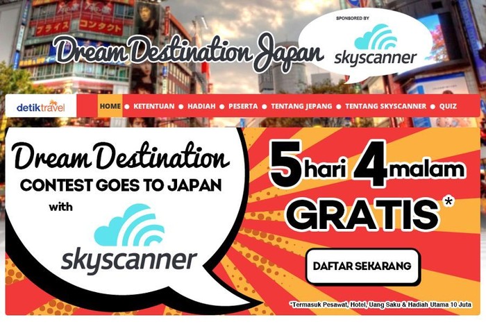 Ini Cara Ikut Bertualang Gratis ke Jepang Bareng detikTravel