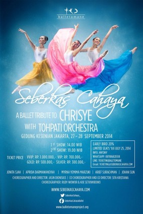 Pentas Balet Klasik Seberkas Cahaya: Tribute to Chrisye Digelar 27-28 September