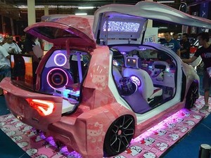 Daihatsu Sirion Rajanya Kontes Modifikasi HIN di Bali