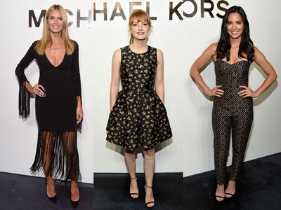 Gaya Selebriti di Fashion Show Michael Kors