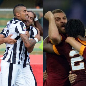 Pemanasan Juventus dan Roma Jelang Liga Champions