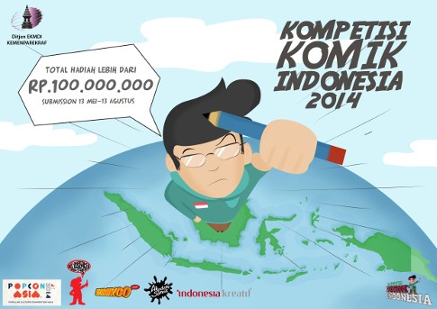 219 Komik Lokal Ikuti Kompetisi Komik Indonesia 2014