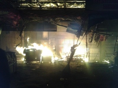 Pasar Induk Bondowoso Terbakar