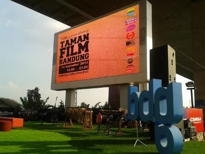 Ridwan Kamil Launching Taman Film di Kolong Jembatan Pasupati
