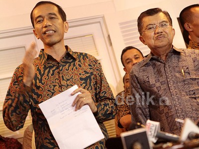 Jokowi Umumkan Arsitektur Kabinet