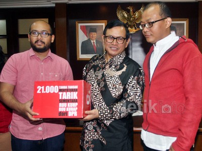 ICW Serahkan Petisi Penghentian RUU KUHAP