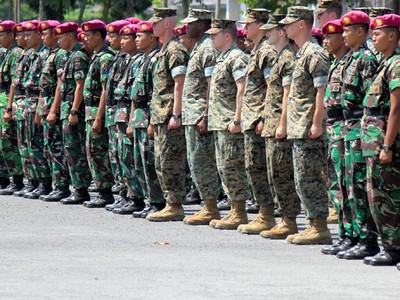 Latihan Bersama Marinir Indonesia-AS Resmi Ditutup