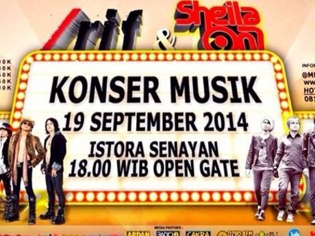Tiket VIP Konser Musik Sheila On 7 dan /rif Sold Out!