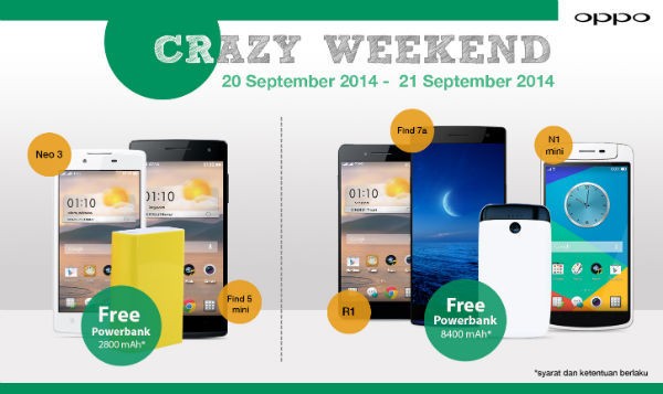 Crazy Weekend bentuk apresiasi OPPO dalam memanjakan Konsumen