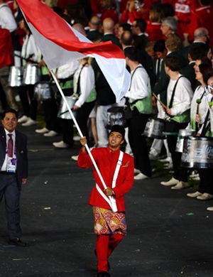 Siman Akan Bawa Bendera Indonesia di Pembukaan Asian Games