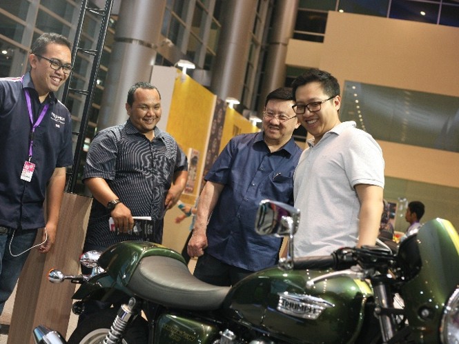 7 Motor Gede Triumph Goda Pengunjung IIMS