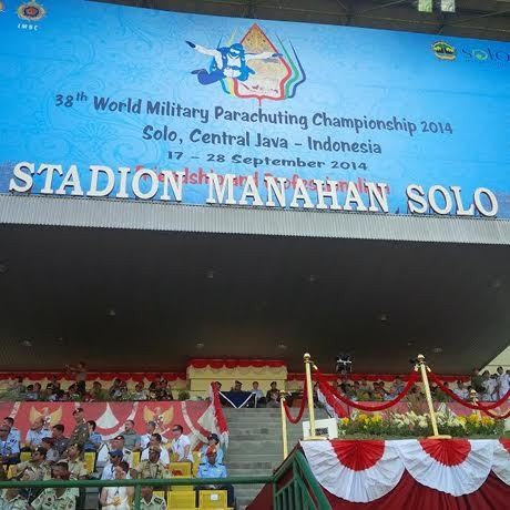 Kejuaraan Dunia Terjun Payung Militer Digelar di Solo