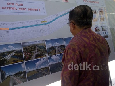 JK Tinjau Proyek Infrastruktur di Mamuju