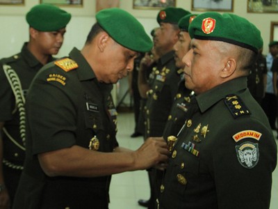 Pangdam IM Pimpin Serah Terima Pejabat Kodam IM
